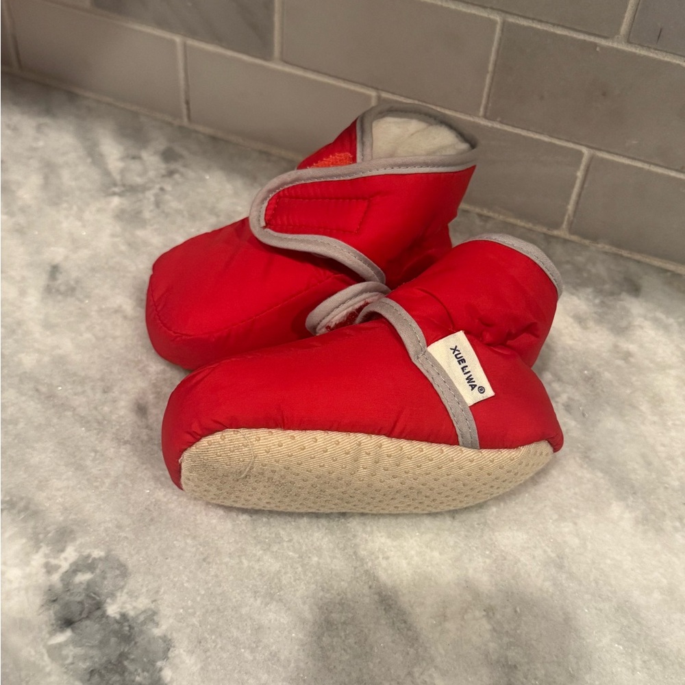 Red Baby Booties